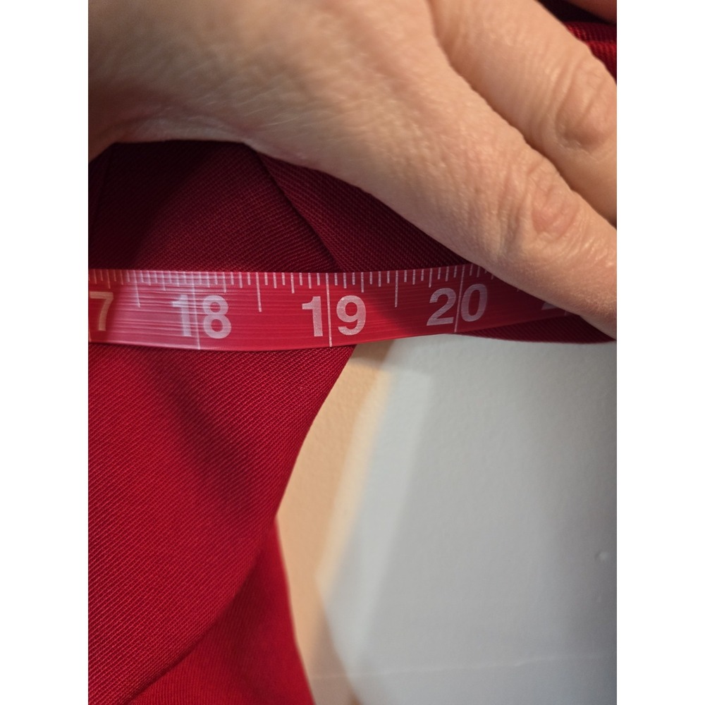 Austin‎ Reed Red Blazer with Gold Accent size 6 Petite READ - Picture 10 of 11